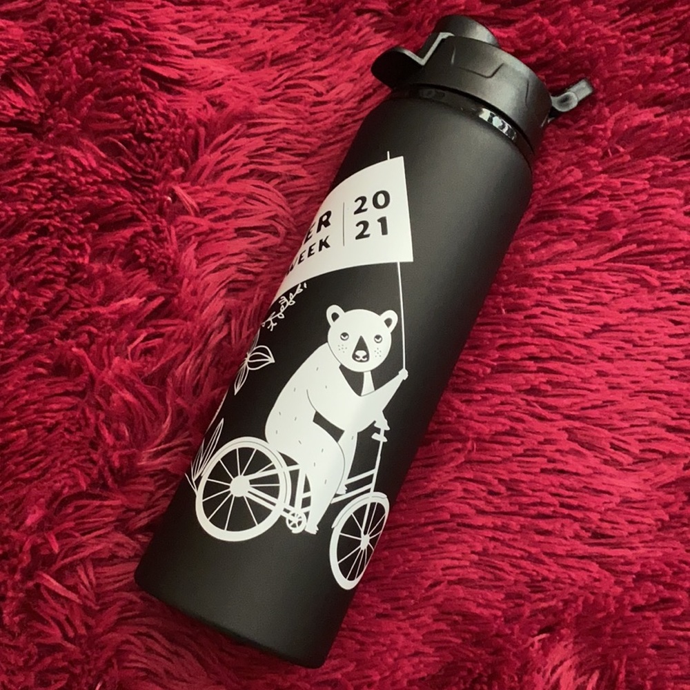 WFM TMAW 2021 black aluminium bottle - Picture 5 of 8
